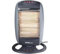 Calentador Halógeno 1200W 3 Niveles Oscilación Seguridad
