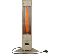 Calentador infrarrojo de pie Mi-Heat SIH-2300R, 2300 vatios, 4 niveles de potencia, control remoto, carcasa completamente metálica, apto para exteriores (IP65)