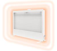 Calentador infrarrojo portátil de 1700W, calentador infrarrojo móvil, con mando giratorio de ajuste continuo, calefactor eléctrico de bajo consumo, con protección contra vuelcos, ideal para oficinas,