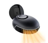 Calentador portátil para coche, calentador de coche portátil, 360 grados ajustable descongelante de calentamiento rápido, ventilador silencioso para dormitorio, baño, camping, oficina