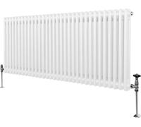 Calentador tradicional de dos columnas - 600 x 1462 mm - Blanco