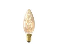 CALEX 1001002900. Bombilla led vela vintage regulable filamento espiral 220-240V 2,5W 2100K E14. 136 Lumen. Equivalente a 15W. 15.000 Horas. 98 X 35mm.