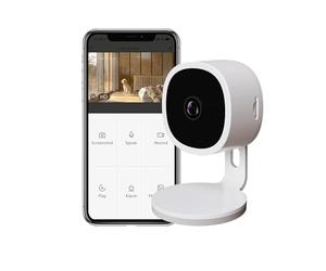 CALEX cámara de Seguridad, cámara IP WLAN 2K con Control por aplicación, visión Nocturna y Audio bidireccional, para Interiores
