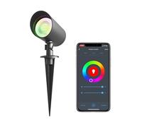 CALEX Foco de Jardín LED con Estaca, Portalámparas GU10, IP44, Negro