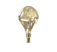 CALEX Lámpara LED XXL E27, Champagne, 100lm 1800K Luz Cálida | Vidrio teñido en champagne con filamento visible, para un aspecto elegante, cálido y decorativo