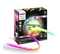 CALEX Tira LED Smart, 2 m, colores RGBIC, flexible y recortable, regulable, control por voz y aplicación wifi, incluye mando a distancia