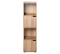 Cali Cosy Modu, Estantería independiente, Fabricada en MDF y madera, Ideal para dormitorio u oficina, 4 estantes, 310 mm