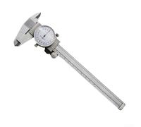 Calibrador de acero inoxidable 0-150mm con diseño a prueba de golpes, calibre Vernier de acero inoxidable