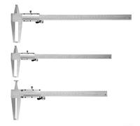Calibrador de doble ranura de acero inoxidable de 9 a 300 mm, calibre vernier interno de precisión, para mecanizar carpintería, metalurgia, escala de fácil lectura, herramienta de medición industrial