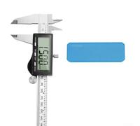 Calibrador digital de acero inoxidable con pantalla LCD transparente para lecturas de mm y pulgadas durante el uso interno externo (300 mm)