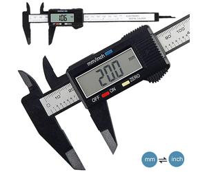 Calibrador Digital electrónico de 150mm, 100mm, 0,1mm, herramienta de medición, micrómetro Vernier, herramienta de medición, medidor de profundidad, instrumento pachómetro 150mm with battery