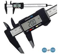 Calibrador Digital electrónico de fibra de carbono, calibrador Vernier, micrómetro, herramienta de medición, regla Digital, 150mm, 100mm 100mm