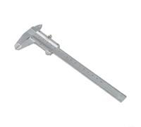 Calibrador Vernier de acero al carbono de 0 a 150 mm, herramienta de medición de precisión con escala grabada transparente para diámetro exterior, diámetro interior, paso y profundidad en