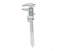 Calibrador Vernier digital de acero inoxidable de precisión con resolución de 0.01 mm y pantalla LCD grande, capacidades de medición multimodo para externo, interno (D)