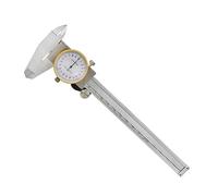 Calibradores De Dial 0-150 Mm 0,02mm Herramienta Medición Métrica A Prueba Golpes Calibrador Vernier Acero Inoxidable Industrial Alta Precisión NíTido Y FáCil De Leer(NO 2)