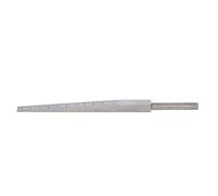 Calibre Cónico, Acero Inoxidable Fácil de Diferenciar Calibre de Cuña Soldado Portátil Escala Transparente Tratamiento Térmico Resolución 0,1 y 0,05 Mm para la Medición