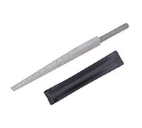Calibre Cónico Galga de Espesor Cuña de Soldadura Herramienta de Medición de Agujeros Acero Inoxidable 2 Escalas 0.5-11mm para Medición de Precisión