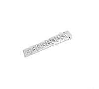 Calibre cónico para soldadura, herramienta de cuña de acero al carbono cromado para medir agujeros y ranuras (1-5 mm)