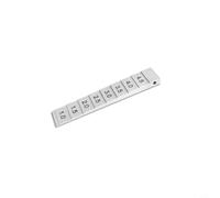 Calibre de cuña de soldadura de acero al carbono, herramienta de punta cónica para medición precisa de huecos y ranuras (1-5 mm)