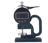 Calibre de grosor, rango de 0 a 12,7 mm, sonda de 30 mm, pantalla LCD, prensa rápida con una sola mano, para medir tela de papel y cuero