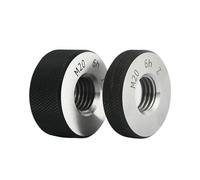 Calibre de rosca 1 Juego (1 * GO + 1 * NOGO) 6h precisión estándar métrico anillo de hilo fino calibre M22M23M24M25M26M27M28M29M30M31M32-M35 herramienta de medida(M30-6h T Z,X 0.5)