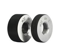 Calibre de rosca 1 Juego (1 * GO + NOGO) M9-M12 calibre de anillo hilo fino métrico no estándar 6h M9 M10 M11 M12 X0.5 .75 X1 herramienta medida(M12X0.75 6h)