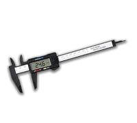 Calibre digital de 150 mm micrómetro de acero inoxidable con pantalla LCD, medición interior, exterior, grosor y profundidad