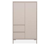 Calicosy - Aparador alto 2 puertas y 2 cajones color cachemira - Altura 139 cm - NERIO