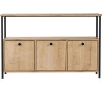 Calicosy - Aparador de 3 puertas con 1 estante superior L120 cm - SIENNA