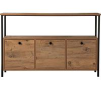 Calicosy - Aparador de 3 puertas con 1 estante superior L120 cm - SIENNA