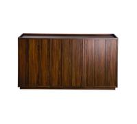 Calicosy Aparador de 3 puertas efecto nogal con borde L140 cm - ABEL