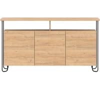 Calicosy - Buffet 3 puertas y patas de metal Dilly - L130 cm