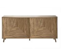 CALICOSY - Buffet con 4 puertas, frentes laminadas, ancho 156 cm - EDEN