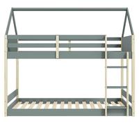 Calicosy - Camas literas Montessori de 90x190 cm en forma de casa - OSCAR