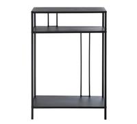Calicosy - Consola alta de metal negro H90 cm - OLLI