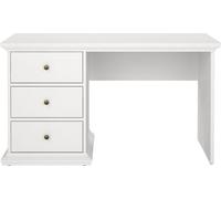 Calicosy - Escritorio 3 cajones blanco L130 cm - SOFIA
