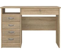Calicosy - Escritorio 5 cajones (1 con cerradura) L109,3 cm - FUNCTION
