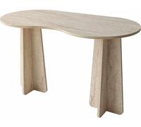 Calicosy - Escritorio con tablero de forma orgánica L120 cm COMO