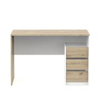 Calicosy - Escritorio de 3 cajones L117 cm - SIERRA