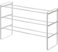 Estante de zapatos extensible de 3 niveles - l41-70 cm