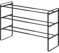 Estante de zapatos extensible de 3 niveles - l41-70 cm