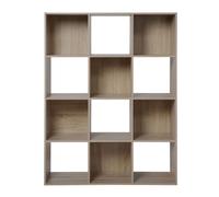 Calicosy - Estantería de almacenamiento con 12 compartimentos - L93 x H124 cm