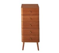 Calicosy Karl - Juego de 5 cajones con bordes redondeados (altura de 100 cm | Fachadas con bordes redondeados, patas de madera, altura 100 cm, elegante