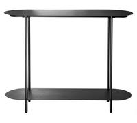CALICOSY - Mesa consola de dos niveles, estructura de metal , altura 77 cm - SASHA