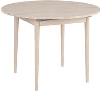 Calicosy - Mesa de comedor extensible de 100 a 131 cm con tablero redondo - KLARA