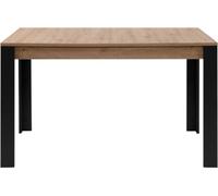 Calicosy - Mesa de comedor extensible de 100 a 150 cm, acabado roble artisan y - TOLOSA