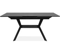 Calicosy - Mesa de comedor extensible de 160 a 200 cm, efecto pizarra cerámica y - HARO