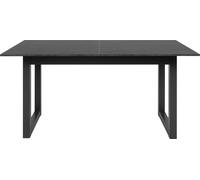Calicosy - Mesa de comedor rectangular extensible efecto pizarra y antracita L160-200 cm - AUSTIN
