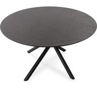 Calicosy - Mesa de comedor redonda con patas de metal Ø120 cm - MAYA