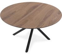 Calicosy - Mesa de comedor redonda con patas de metal Ø120 cm - MAYA